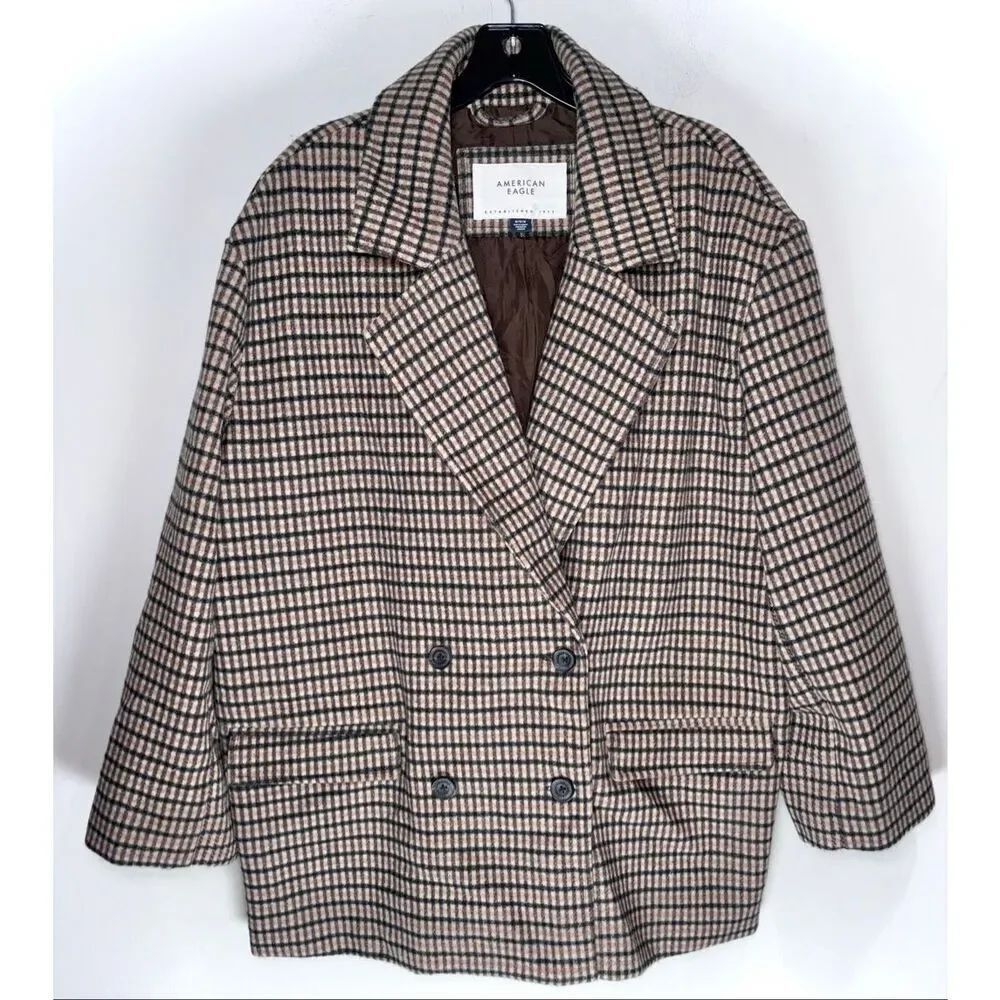 American Eagle jacket is a double-breasted style size medium